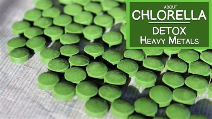 How chlorella detox heavy metals?
