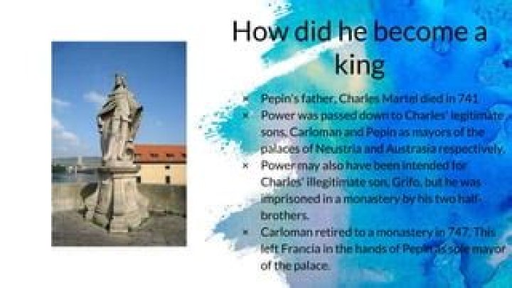 How did pepin the short become king of the franks?