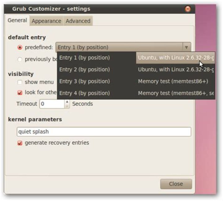How do I change the GRUB boot order?
