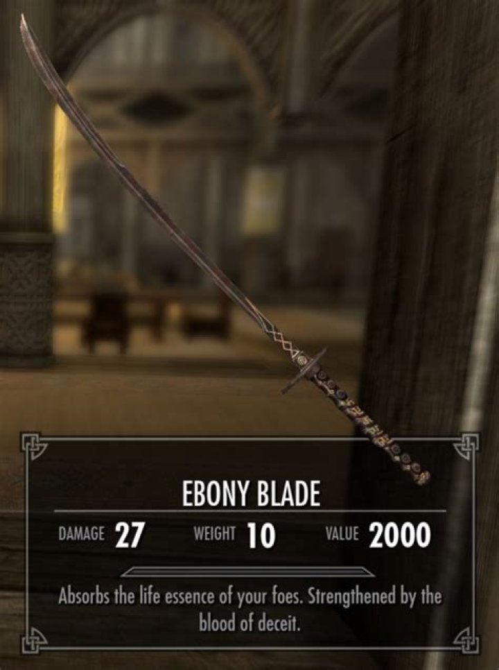 How do I obtain the ebony blade and how do I power it up?