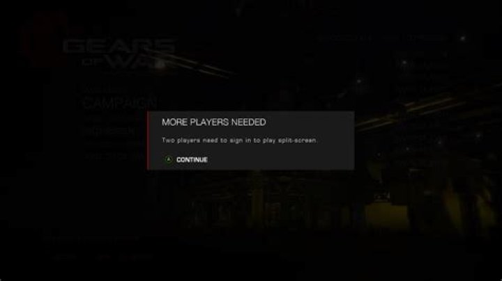 How do I set up split-screen with guest account on Gears of War Ultimate?