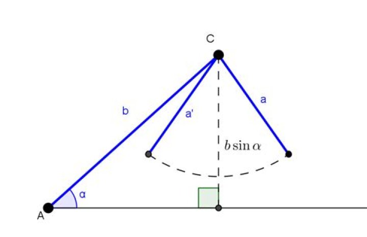 How do you determine the number of triangles using SSA?
