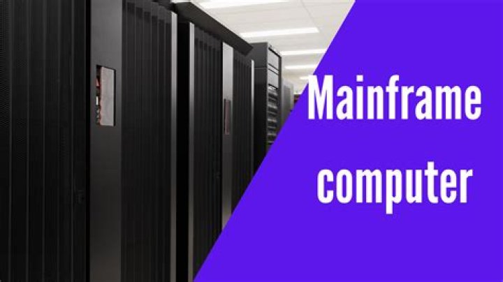 How mainframe computer works?
