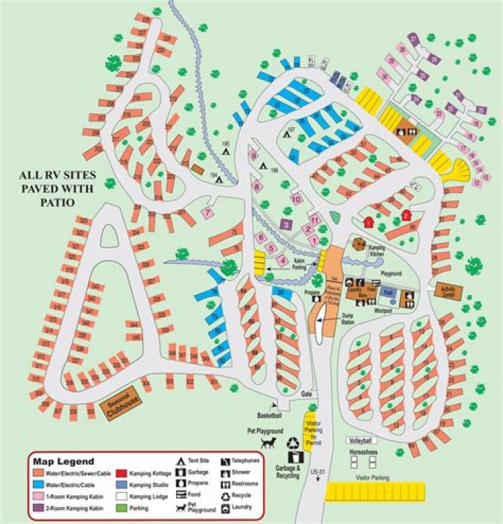 How many campgrounds are in michigan?