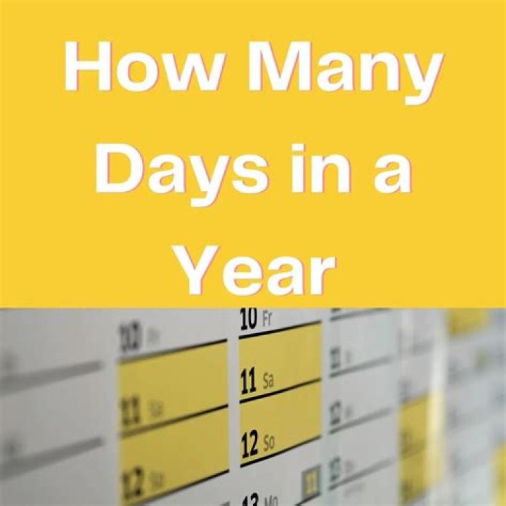 How many days in a year?
