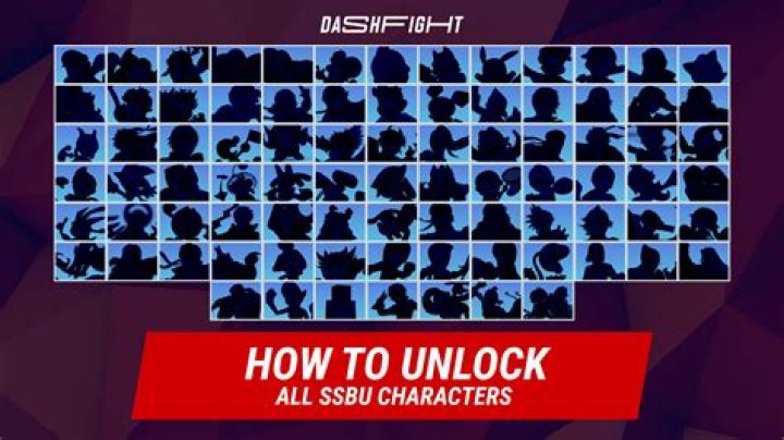 How many unlockable characters in ssbu?