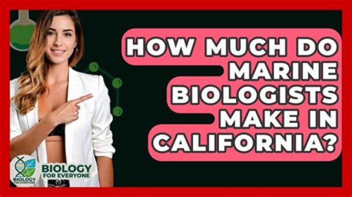 How much do marine mammalogists make?