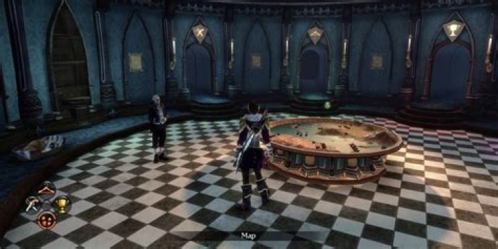 How much money is required to get to the key in the Fable 3 Sanctuary treasure room?