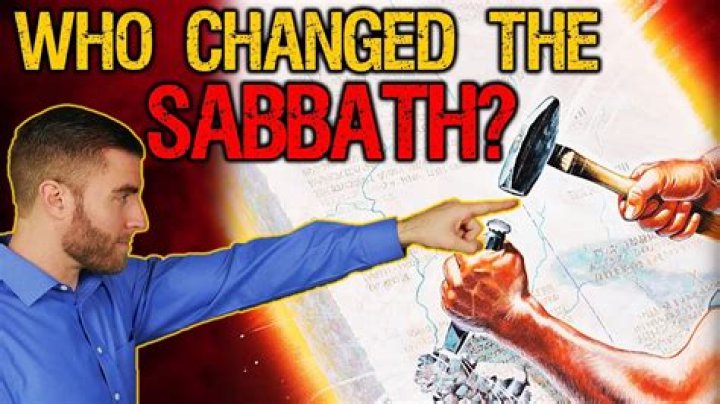 How sabbath was changed?