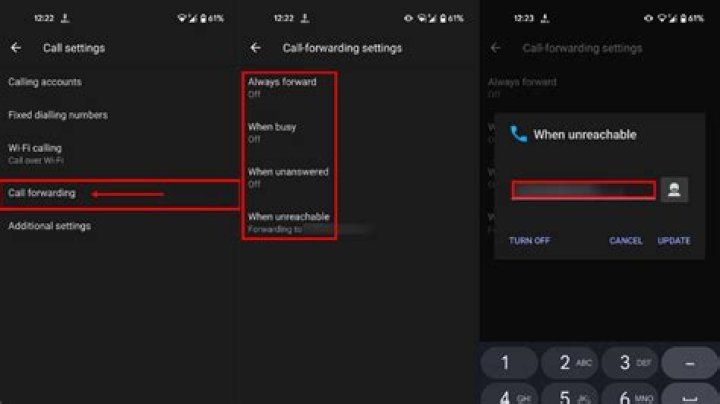 How to call forward a centrex line?