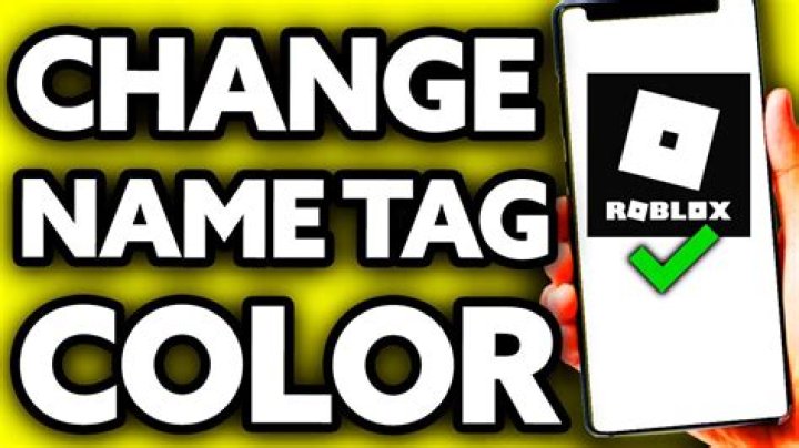 How to change the color of my name?