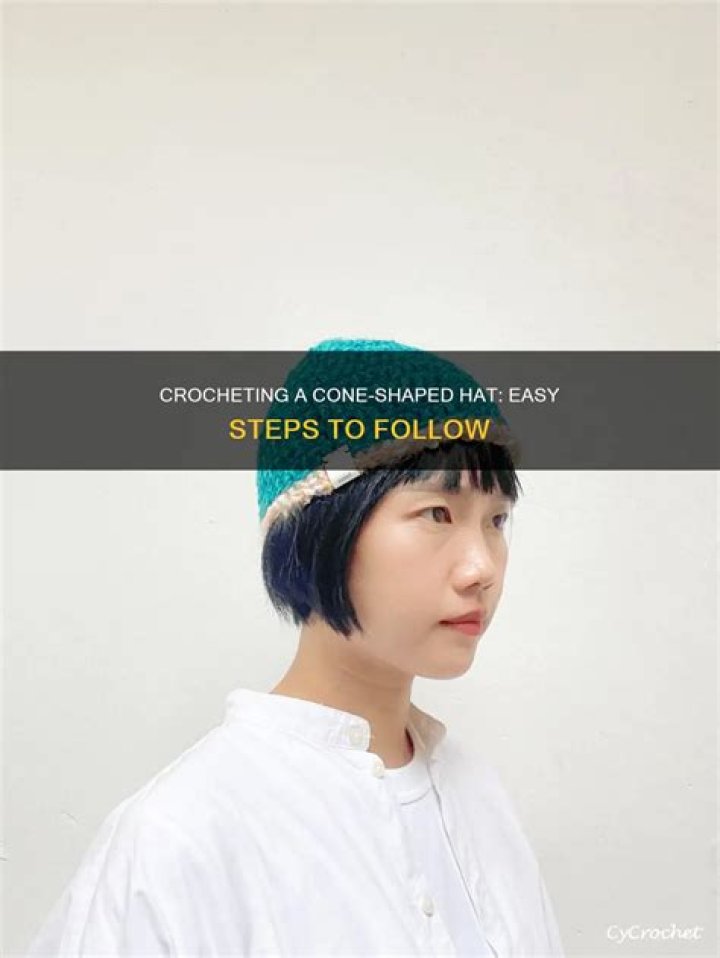 How to crochet a cone shaped hat?
