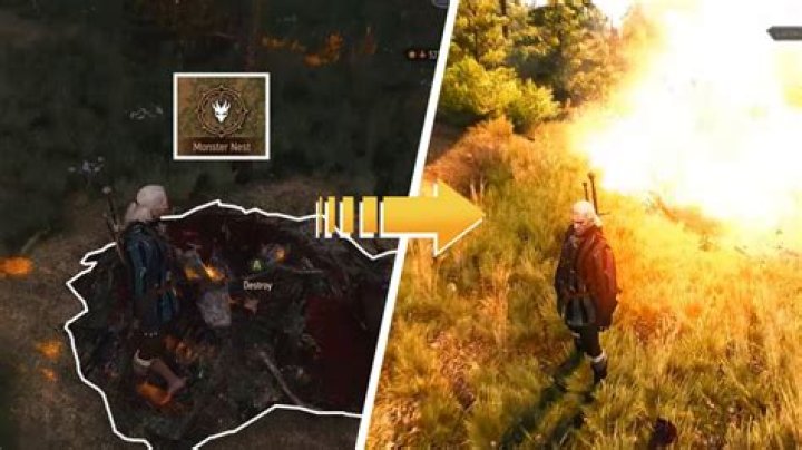How to destroy monster nests?