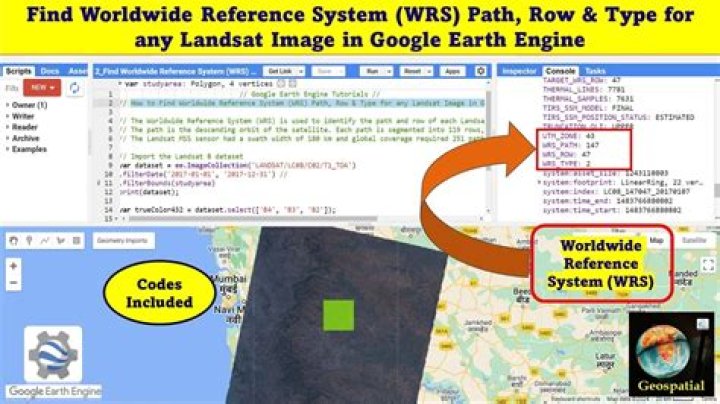 How to find path and row landsat?