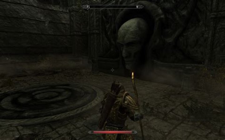 How to get past the stone head in Karthspire?