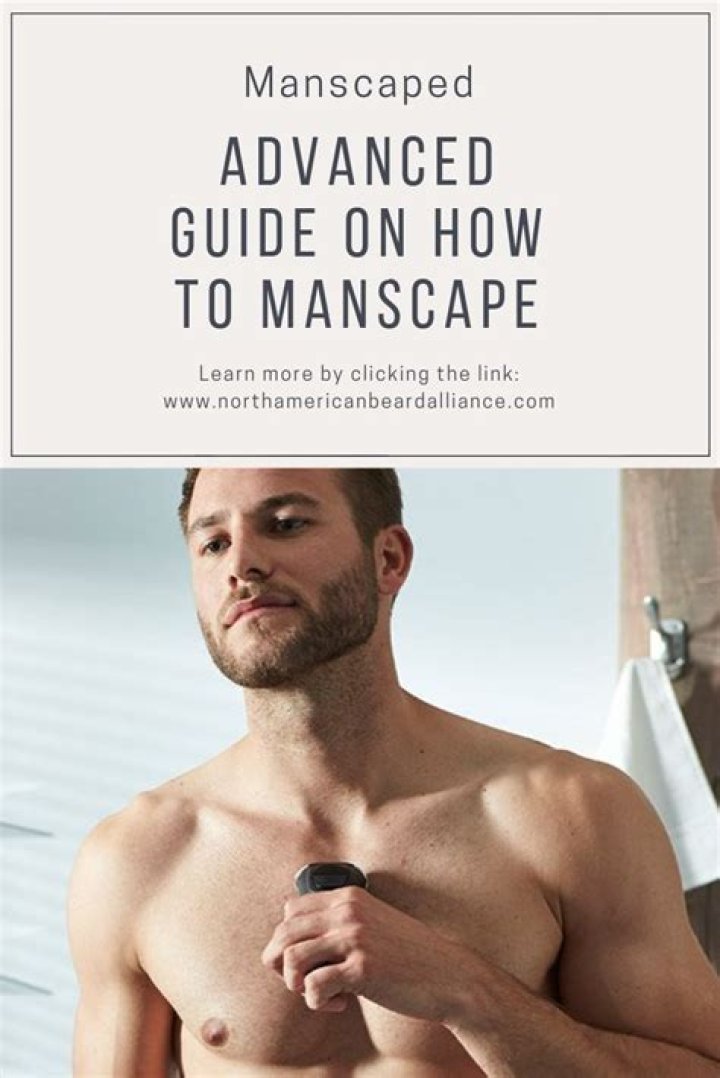 How to manscape chest and stomach?