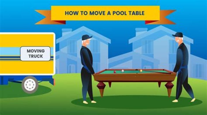 How to move a pool table a short distance?