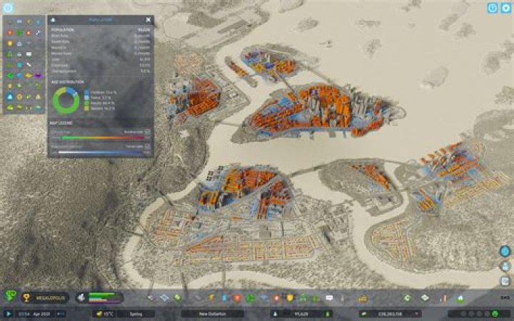 How to open terra forming tool in Cities Skyline?