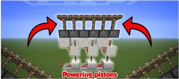 How to power multiple pistons facing up?