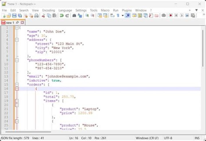 How to prettify json in notepad++?
