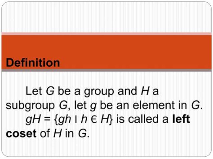 How to write the coset for the following quotient group