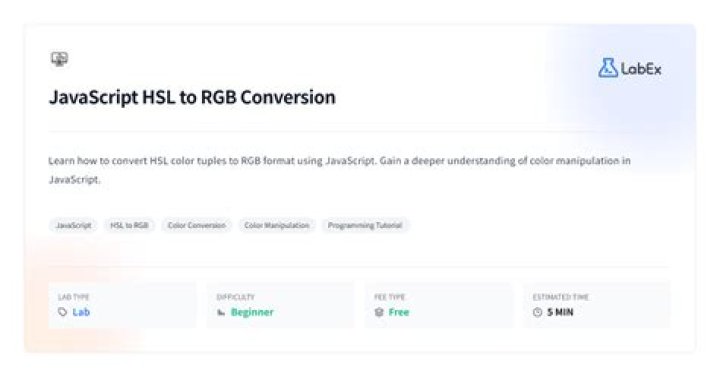 HSL to RGB conversion