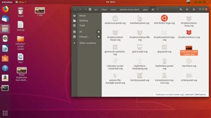 Icons change colour on Ubuntu 18.04 depending on window state
