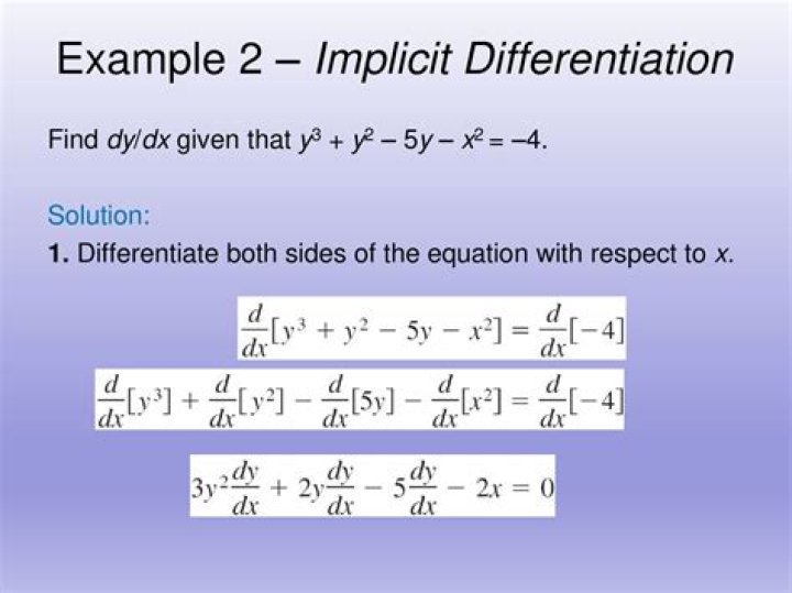 implicit differentiation (y^2)/36