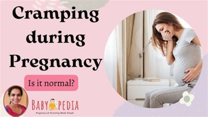 In early pregnancy when does the cramping stop?