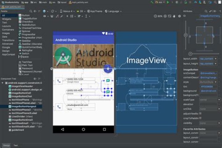 Inflater in android studio?