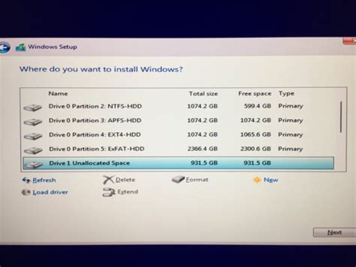 Install Ubuntu on Second Hard Drive whilst Leaving Unallocated Space for Use by Other Operating Systems