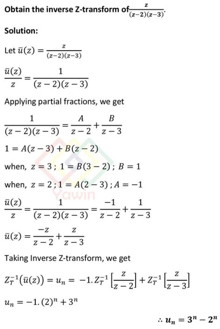 Inverse $\mathcal{Z}$ transform of $\frac{1}{z^2(z+1)}$ without delta function
