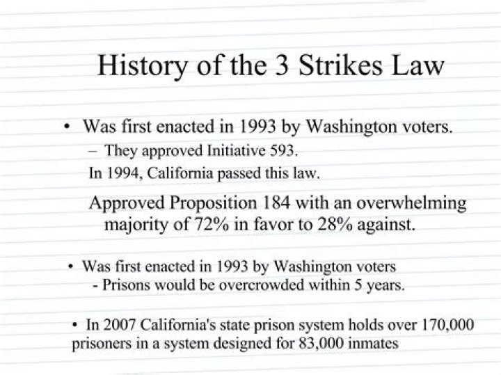 Is 3 strikes law effective?