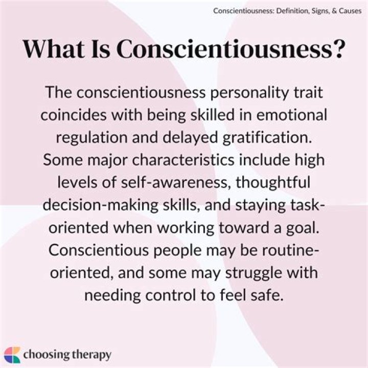 Is conscientious a good thing?