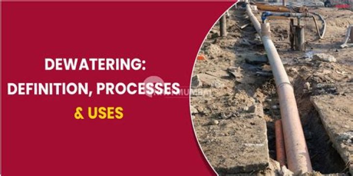 Is dewatering a real word?