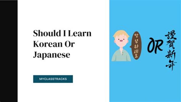 Is korean language like japanese?