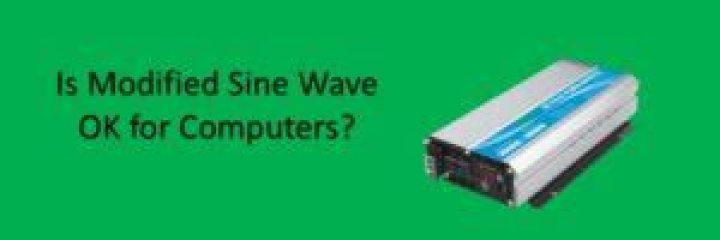 Is modified sine wave ok for computers?