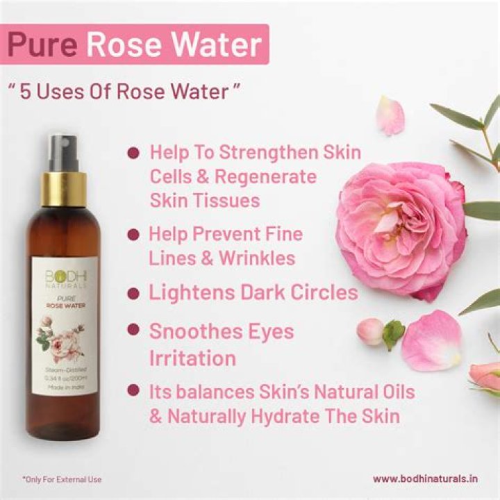 Is rose water pink?