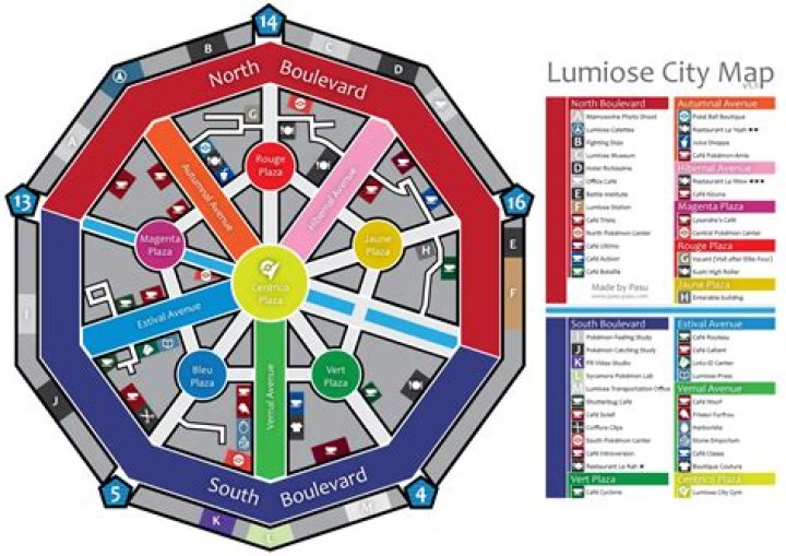Is there any Lumiosity City map?