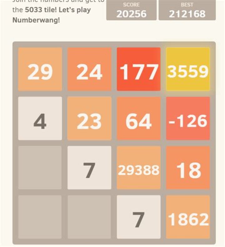 Is there any strategy to 2048 Numberwang?