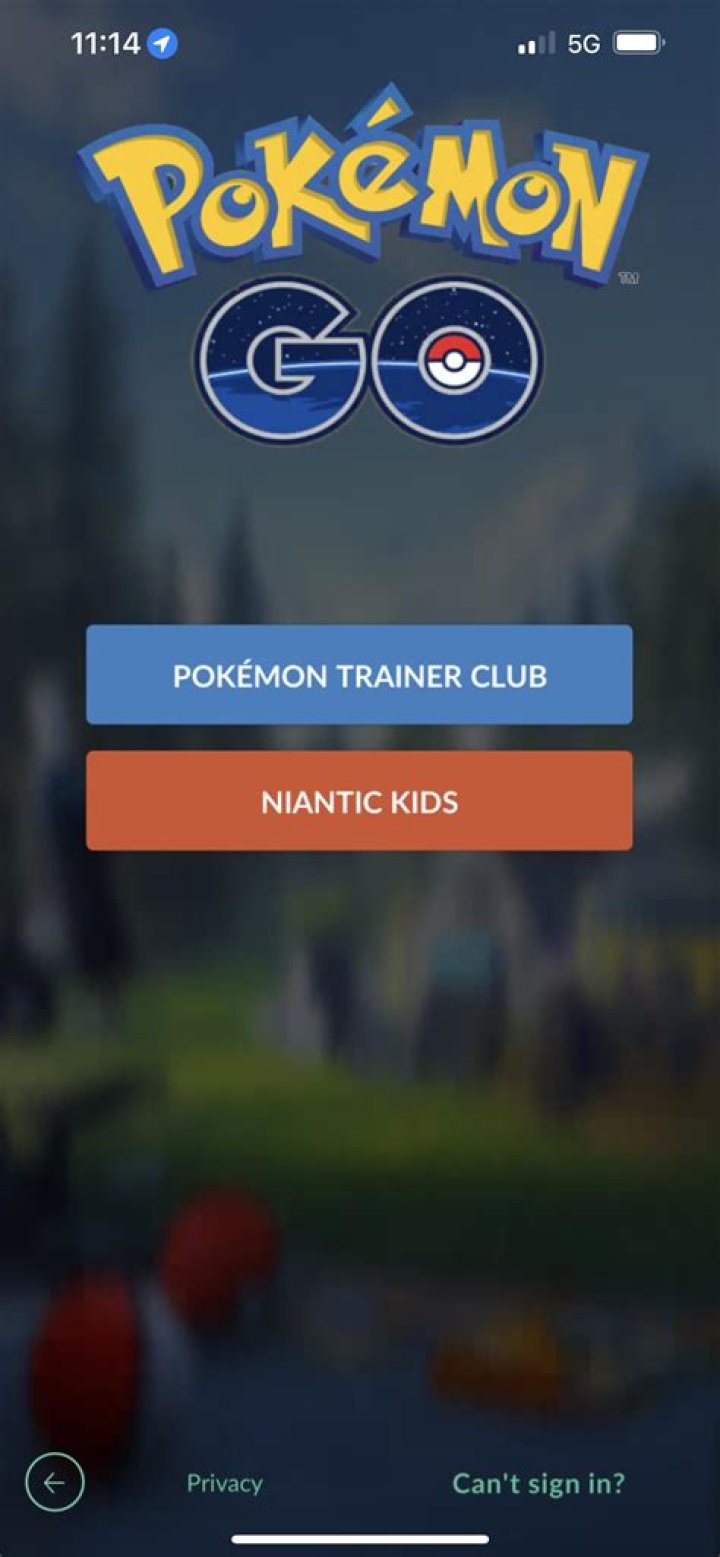 Logging in via Pokemon trainer club vs Google account