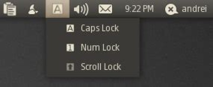 Looking for CAPS LOCK/NUM LOCK and HDD activity indicators