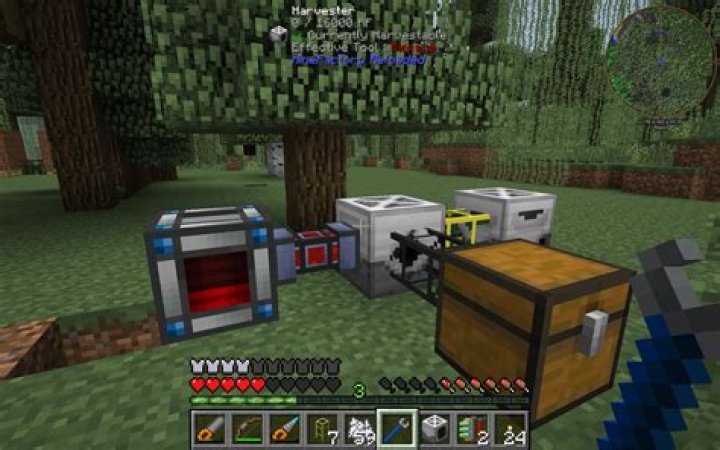 Minecraft FTB - Harvester Will Not Power On