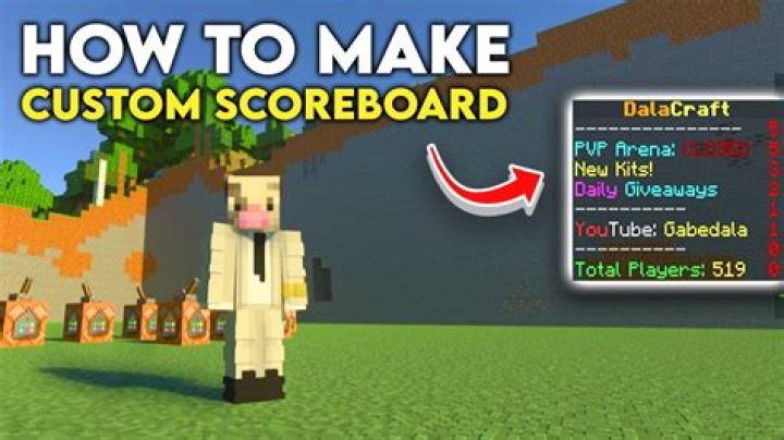 Minecraft - How To See Scoreboards