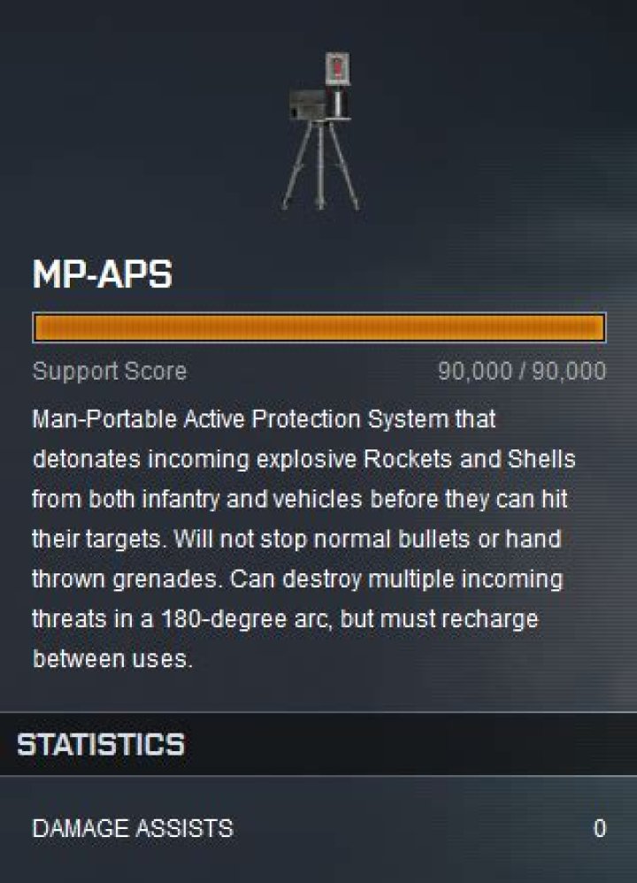 MP-APS damage assists