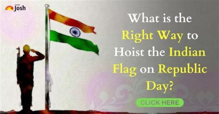 On republic day who hoist the flag?