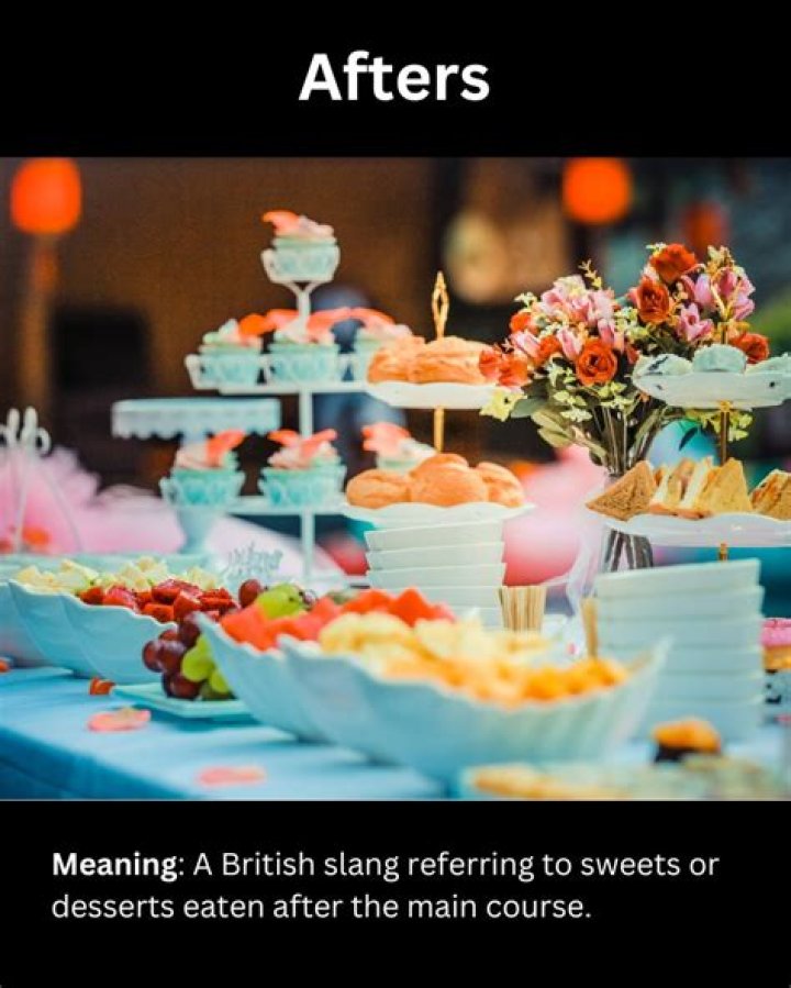 On the afters meaning?