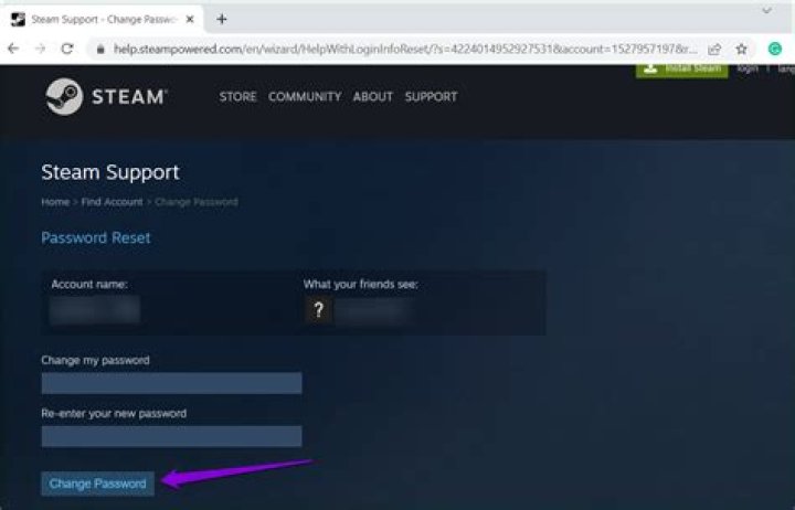 Read saved steam password