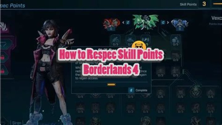 Reseting skill points