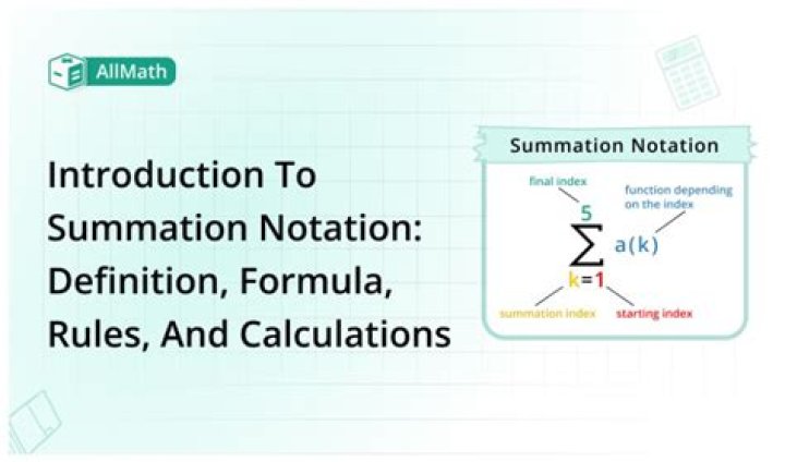 Rules for Product and Summation Notation